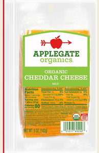 A.G. ORG. MILD CHEDDAR CHEESE SL